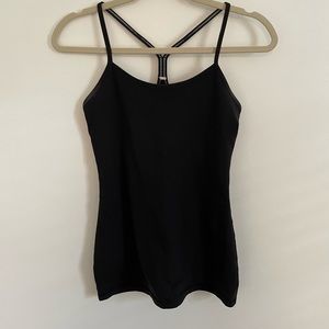 Lululemon black power Y tank
